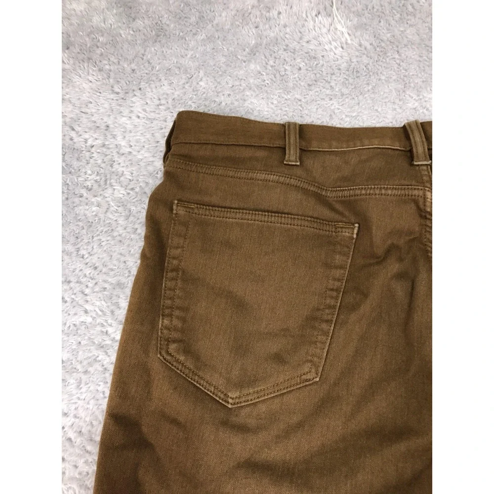 Banana Republic 5 Pocket Pants Mens 39x33 (Tag 38x34) Brown Traveler Slim Fit